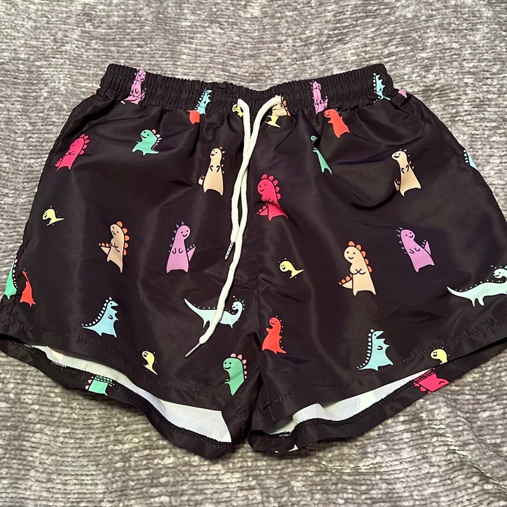 SHEIN dinosaur shorts